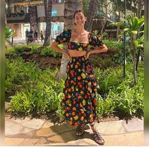 Paloma skirt and Coco Puff Sleeve Crop Top